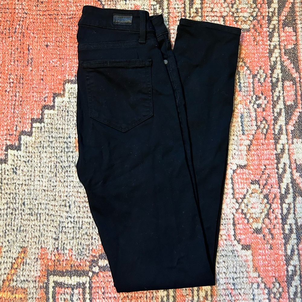 PAIGE jeans! Size 24! Black denim skinny jeans!